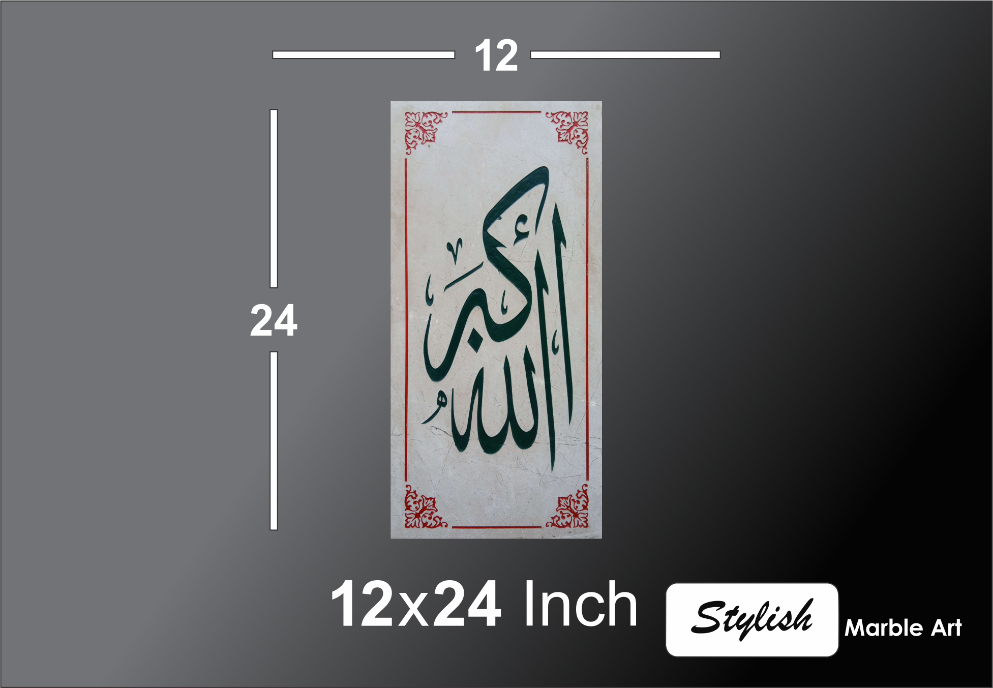 Custom engraved marble plaque for a government building in Karachi